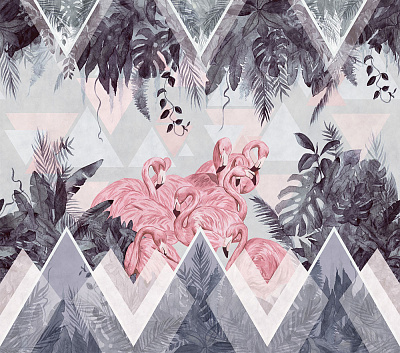 Фотообои FLAMINGO 5, FAUNA, Factura Фотообои FLAMINGO 5, FAUNA, Factura